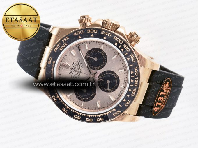 Daytona 126515 QF 1:1 Best Edition RG/Black Dial on Oysterflex Strap SH4131 V6（Gain Weight） - Görsel 9