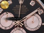 Daytona 126515 QF 1:1 Best Edition RG/Black Diamonds Dial on Oysterflex Strap QF4131 V10 (48 Hours Power Reserve) - Görsel 10
