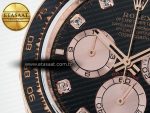 Daytona 126515 QF 1:1 Best Edition RG/Black Diamonds Dial on Oysterflex Strap QF4131 V10 (48 Hours Power Reserve) - Görsel 13