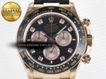 Daytona 126515 QF 1:1 Best Edition RG/Black Diamonds Dial on Oysterflex Strap QF4131 V10 (48 Hours Power Reserve) - Görsel 4