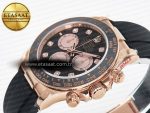Daytona 126515 QF 1:1 Best Edition RG/Black Diamonds Dial on Oysterflex Strap QF4131 V10 (48 Hours Power Reserve) - Görsel 6