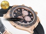 Daytona 126515 QF 1:1 Best Edition RG/Black Diamonds Dial on Oysterflex Strap QF4131 V10 (48 Hours Power Reserve) - Görsel 7