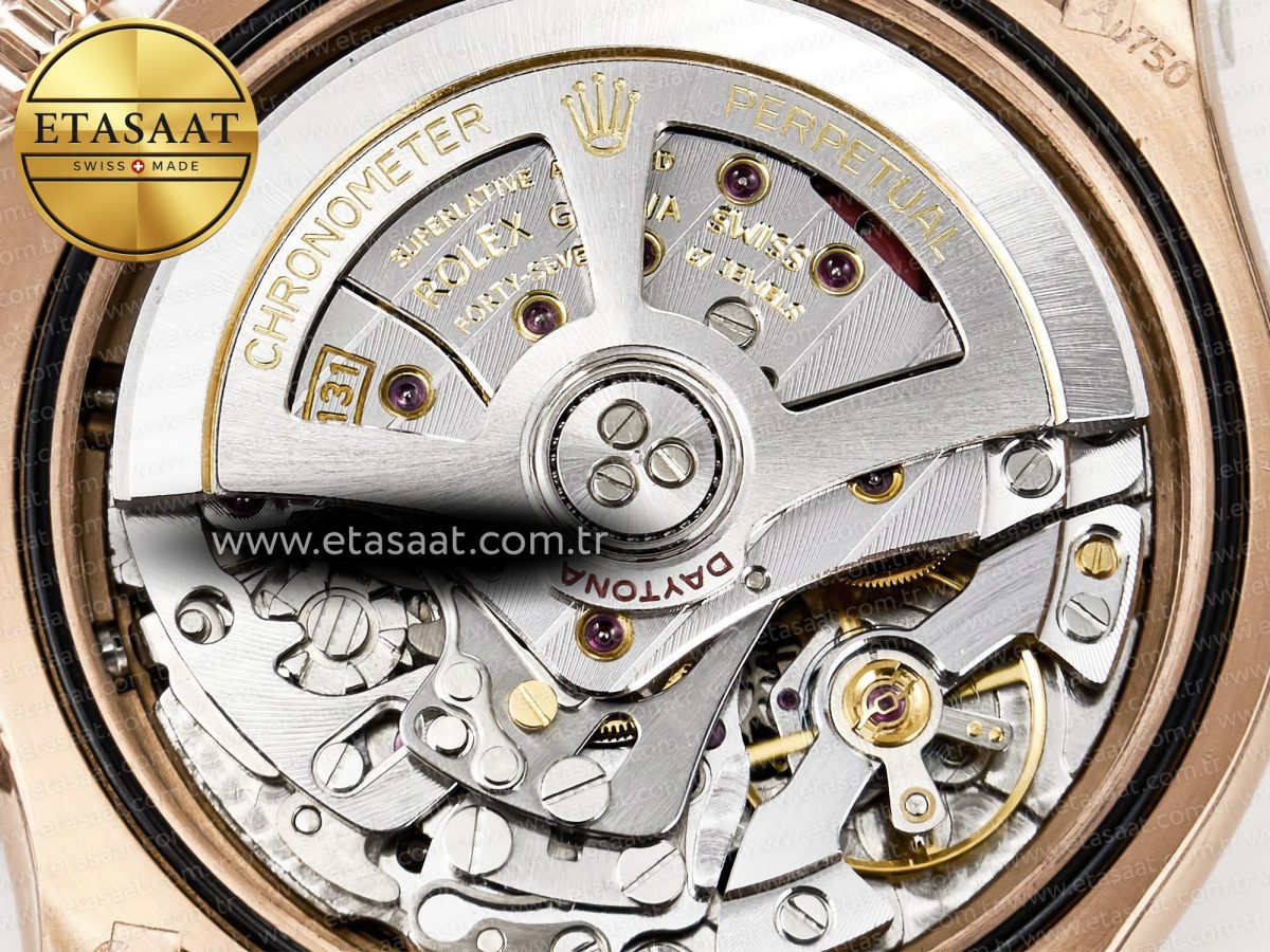 Daytona 126515 QF 1:1 Best Edition RG Dial on Oysterflex Strap QF4131 V10 (48 Hours Power Reserve) - Görsel 21