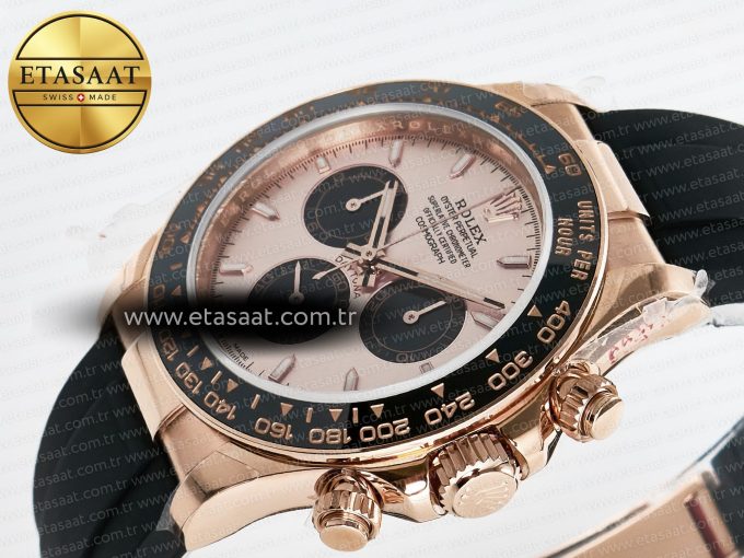 Daytona 126515 QF 1:1 Best Edition RG Dial on Oysterflex Strap QF4131 V10 (48 Hours Power Reserve) - Görsel 6