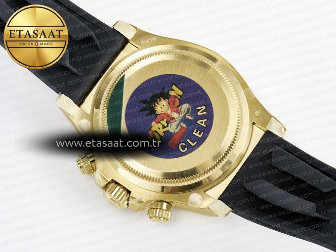 Daytona 126518 Clean YG 1:1 Best Edition Black/YG Dial on Oysterflex Rubber Strap SH4131 - Görsel 18