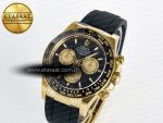 Daytona 126518 Clean YG 1:1 Best Edition Black/YG Dial on Oysterflex Rubber Strap SH4131 - Görsel 2