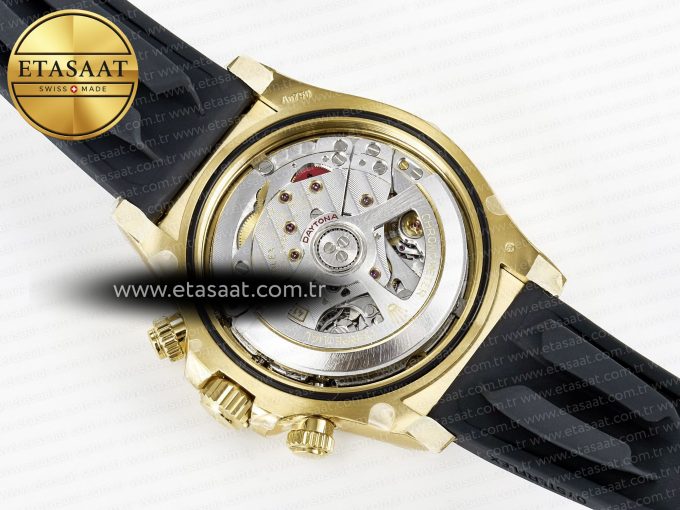 Daytona 126518 Clean YG 1:1 Best Edition Black/YG Dial on Oysterflex Rubber Strap SH4131 - Görsel 20