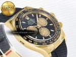 Daytona 126518 Clean YG 1:1 Best Edition Black/YG Dial on Oysterflex Rubber Strap SH4131 - Görsel 7