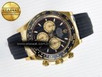 Daytona 126518 Clean YG 1:1 Best Edition Black/YG Dial on Oysterflex Rubber Strap SH4131 - Görsel 8