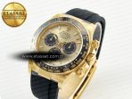 Daytona 126518 Clean YG 1:1 Best Edition YG Dial on Oysterflex Rubber Strap SH4131