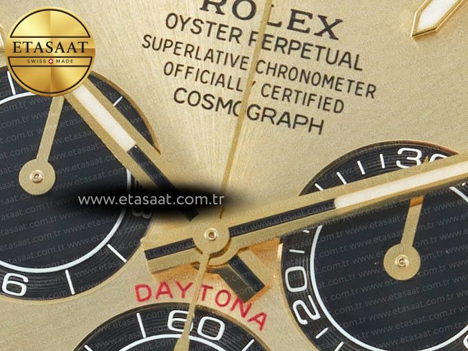 Daytona 126518 Clean YG 1:1 Best Edition YG Dial on Oysterflex Rubber Strap SH4131 - Görsel 11