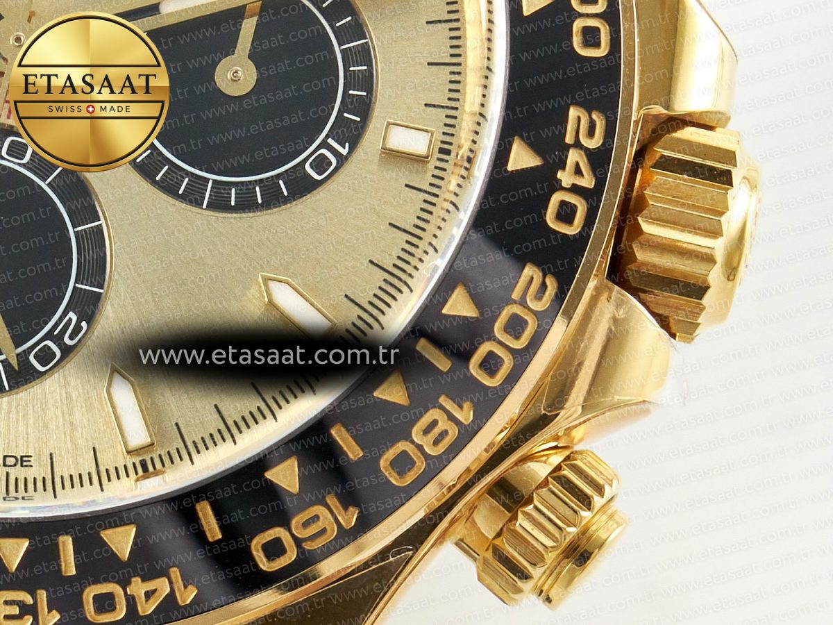 Daytona 126518 Clean YG 1:1 Best Edition YG Dial on Oysterflex Rubber Strap SH4131 - Görsel 12