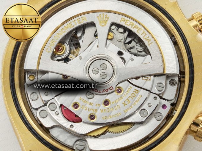 Daytona 126518 Clean YG 1:1 Best Edition YG Dial on Oysterflex Rubber Strap SH4131 - Görsel 21