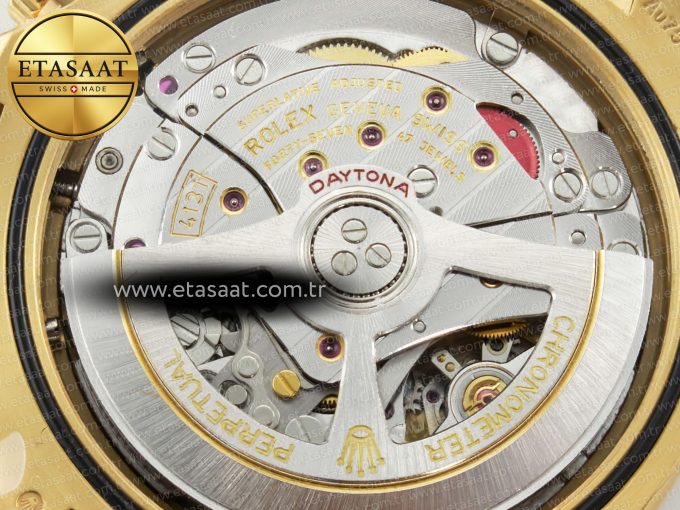 Daytona 126518 Clean YG 1:1 Best Edition YG Dial on Oysterflex Rubber Strap SH4131 - Görsel 22