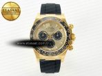 Daytona 126518 Clean YG 1:1 Best Edition YG Dial on Oysterflex Rubber Strap SH4131 - Görsel 3