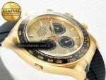 Daytona 126518 Clean YG 1:1 Best Edition YG Dial on Oysterflex Rubber Strap SH4131 - Görsel 7