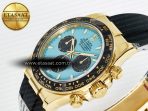 Daytona 126518 Gain Weight APSF 1:1 Best Edition Tiffany Turquoise Blue Dial Sticks Markers on Oysterflex Strap SH4131 - Görsel 6