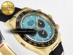 Daytona 126518 Gain Weight APSF 1:1 Best Edition Tiffany Turquoise Blue Dial Sticks Markers on Oysterflex Strap SH4131 - Görsel 7