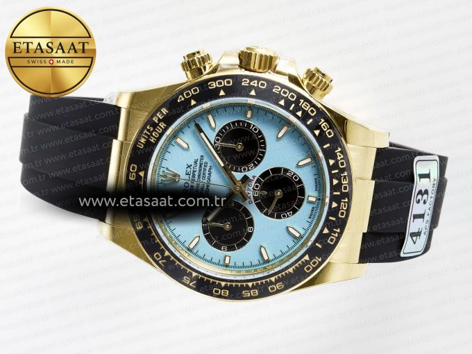Daytona 126518 Gain Weight APSF 1:1 Best Edition Tiffany Turquoise Blue Dial Sticks Markers on Oysterflex Strap SH4131 - Görsel 9