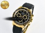 Daytona 126518 QF 1:1 Best Edition Black Dial on Oysterflex Strap QF4131 V10 (48 Hours Power Reserve)