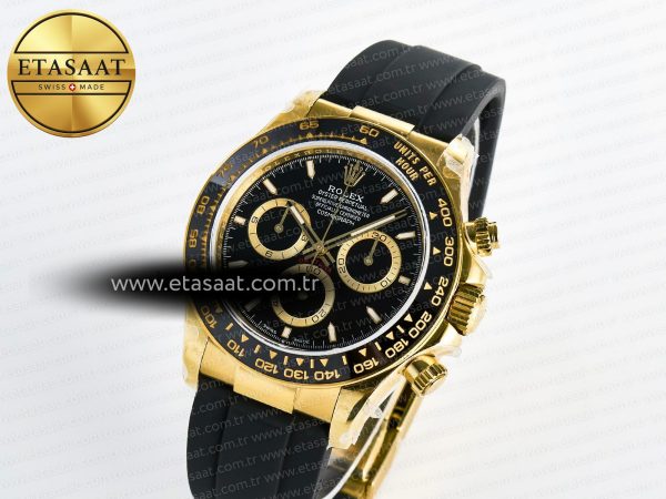 Daytona 126518 QF 1:1 Best Edition Black Dial on Oysterflex Strap QF4131 V10 (48 Hours Power Reserve)