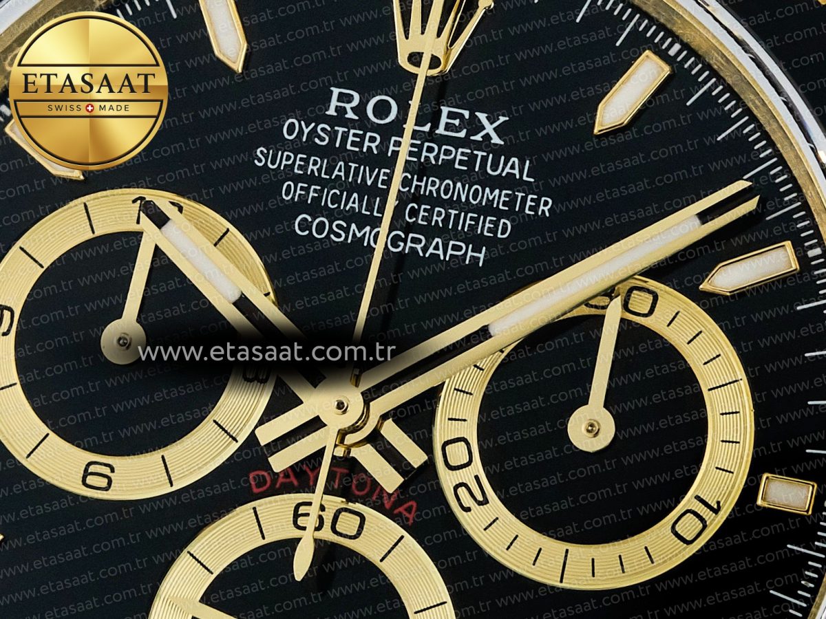 Daytona 126518 QF 1:1 Best Edition Black Dial on Oysterflex Strap QF4131 V10 (48 Hours Power Reserve) - Görsel 10
