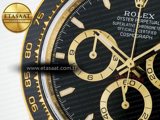 Daytona 126518 QF 1:1 Best Edition Black Dial on Oysterflex Strap QF4131 V10 (48 Hours Power Reserve) - Görsel 13