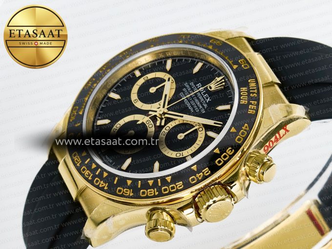 Daytona 126518 QF 1:1 Best Edition Black Dial on Oysterflex Strap QF4131 V10 (48 Hours Power Reserve) - Görsel 6
