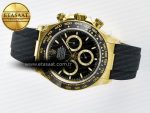 Daytona 126518 QF 1:1 Best Edition Black Dial on Oysterflex Strap QF4131 V10 (48 Hours Power Reserve) - Görsel 9