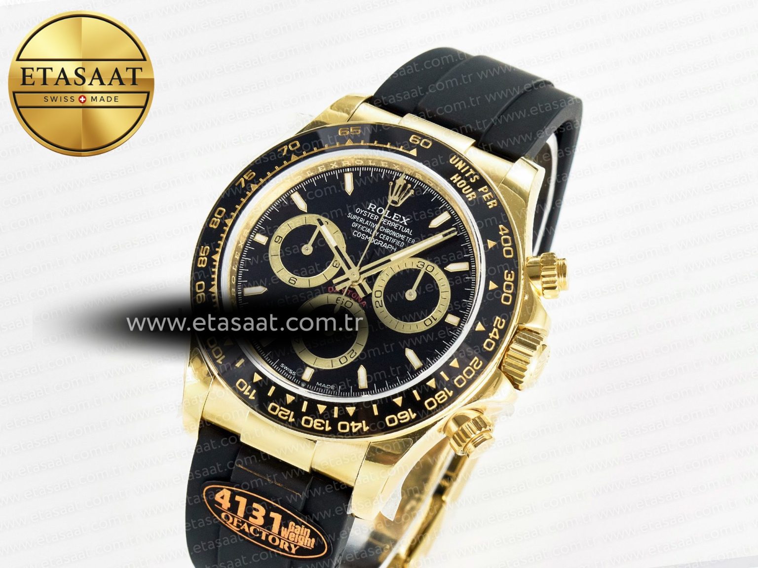 Daytona 126518 QF 1:1 Best Edition Black Dial on Oysterflex Strap SH4131 V6（Gain Weight） - Görsel 2