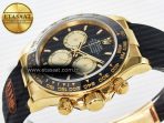 Daytona 126518 QF 1:1 Best Edition Black/YG Dial on Oysterflex Strap SH4131 V6（Gain Weight） - Görsel 6