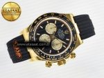 Daytona 126518 QF 1:1 Best Edition Black/YG Dial on Oysterflex Strap SH4131 V6（Gain Weight） - Görsel 8
