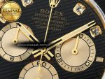 Daytona 126518 QF 1:1 Best Edition Black/YG Diamonds Dial on Oysterflex Strap QF4131 V10 (48 Hours Power Reserve) - Görsel 10