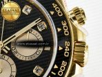Daytona 126518 QF 1:1 Best Edition Black/YG Diamonds Dial on Oysterflex Strap QF4131 V10 (48 Hours Power Reserve) - Görsel 11