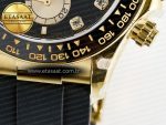 Daytona 126518 QF 1:1 Best Edition Black/YG Diamonds Dial on Oysterflex Strap QF4131 V10 (48 Hours Power Reserve) - Görsel 14
