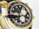 Daytona 126518 QF 1:1 Best Edition Black/YG Diamonds Dial on Oysterflex Strap QF4131 V10 (48 Hours Power Reserve) - Görsel 5