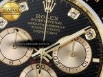 Daytona 126518 QF 1:1 Best Edition Black/YG Diamonds Dial on Oysterflex Strap SH4131 V6（Gain Weight） - Görsel 11