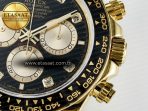 Daytona 126518 QF 1:1 Best Edition Black/YG Diamonds Dial on Oysterflex Strap SH4131 V6（Gain Weight） - Görsel 12