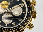 Daytona 126518 QF 1:1 Best Edition Black/YG Diamonds Dial on Oysterflex Strap SH4131 V6（Gain Weight） - Görsel 12
