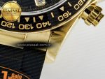 Daytona 126518 QF 1:1 Best Edition Black/YG Diamonds Dial on Oysterflex Strap SH4131 V6（Gain Weight） - Görsel 14