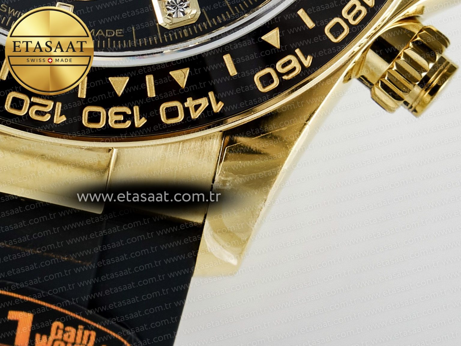 Daytona 126518 QF 1:1 Best Edition Black/YG Diamonds Dial on Oysterflex Strap SH4131 V6（Gain Weight） - Görsel 14