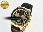 Daytona 126518 QF 1:1 Best Edition Black/YG Diamonds Dial on Oysterflex Strap SH4131 V6（Gain Weight） - Görsel 2