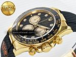 Daytona 126518 QF 1:1 Best Edition Black/YG Diamonds Dial on Oysterflex Strap SH4131 V6（Gain Weight） - Görsel 6