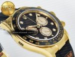 Daytona 126518 QF 1:1 Best Edition Black/YG Diamonds Dial on Oysterflex Strap SH4131 V6（Gain Weight） - Görsel 7