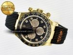Daytona 126518 QF 1:1 Best Edition Black/YG Diamonds Dial on Oysterflex Strap SH4131 V6（Gain Weight） - Görsel 9