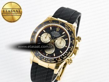 Daytona 126518 QF 1:1 Best Edition Black/YG/Red Dial on Oysterflex Strap QF4131 V10 (48 Hours Power Reserve)
