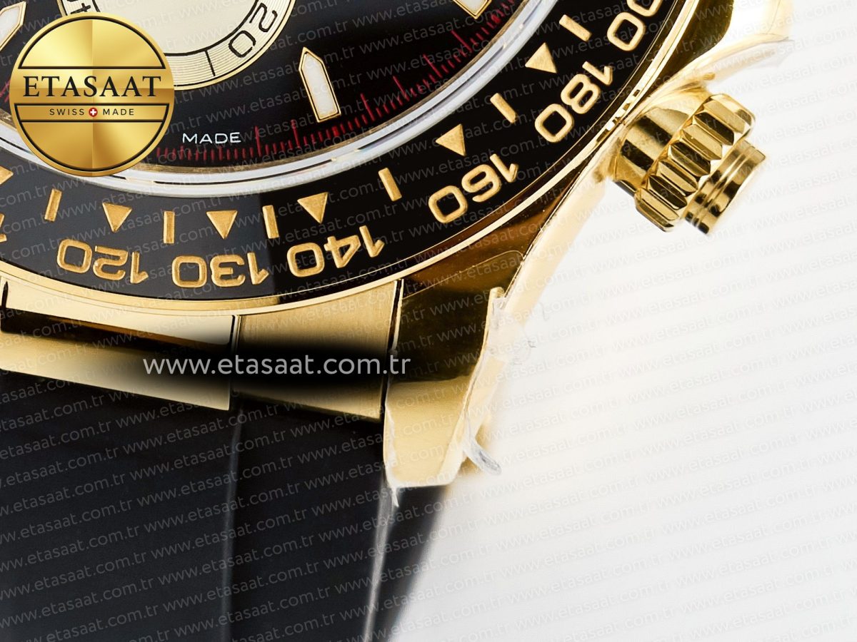 Daytona 126518 QF 1:1 Best Edition Black/YG/Red Dial on Oysterflex Strap QF4131 V10 (48 Hours Power Reserve) - Görsel 14