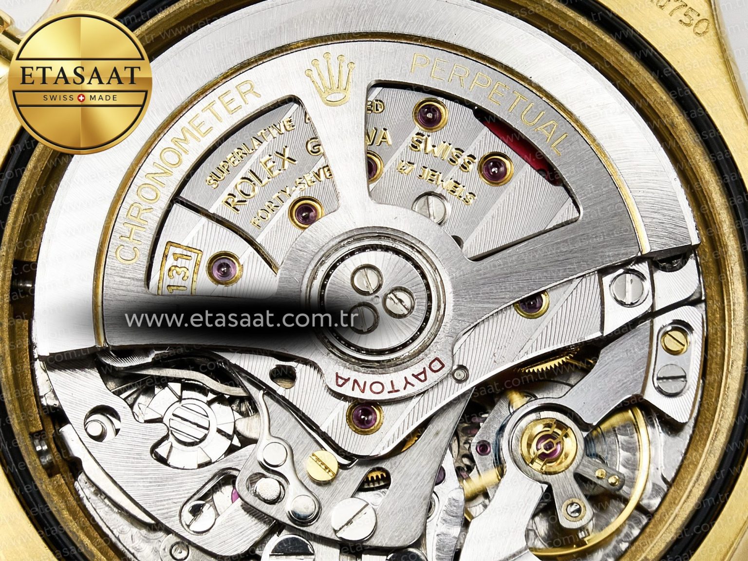 Daytona 126518 QF 1:1 Best Edition Black/YG/Red Dial on Oysterflex Strap QF4131 V10 (48 Hours Power Reserve) - Görsel 21