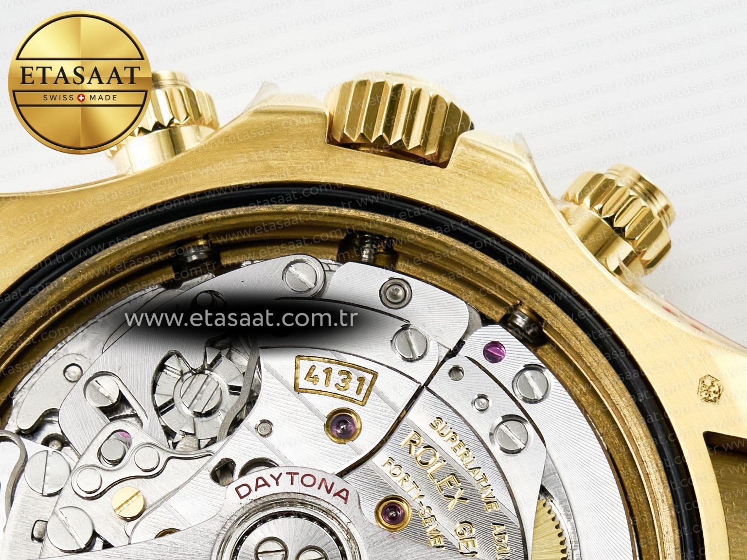 Daytona 126518 QF 1:1 Best Edition Black/YG/Red Dial on Oysterflex Strap QF4131 V10 (48 Hours Power Reserve) - Görsel 23