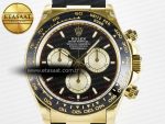 Daytona 126518 QF 1:1 Best Edition Black/YG/Red Dial on Oysterflex Strap QF4131 V10 (48 Hours Power Reserve) - Görsel 4